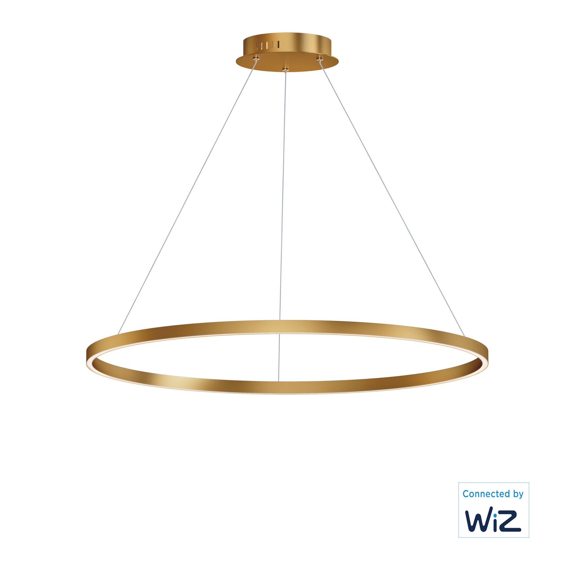 Groove 40" LED Pendant WiZ Gold by ET2