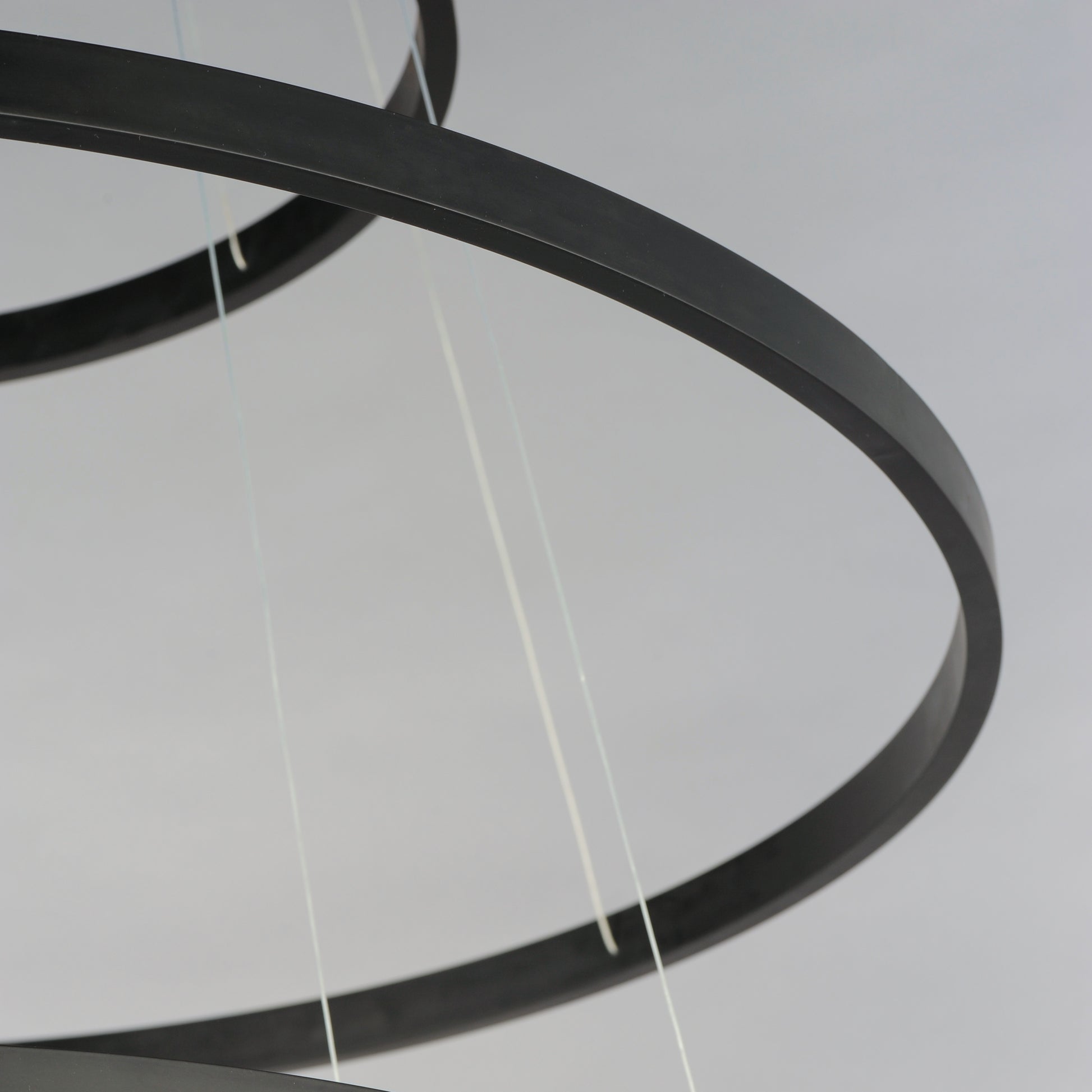 Groove 4-Tier LED Pendant WiZ Black by ET2