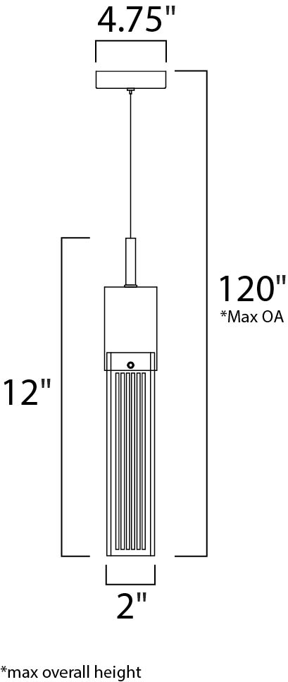 Fizz III LED Pendant Polished Chrome by ET2