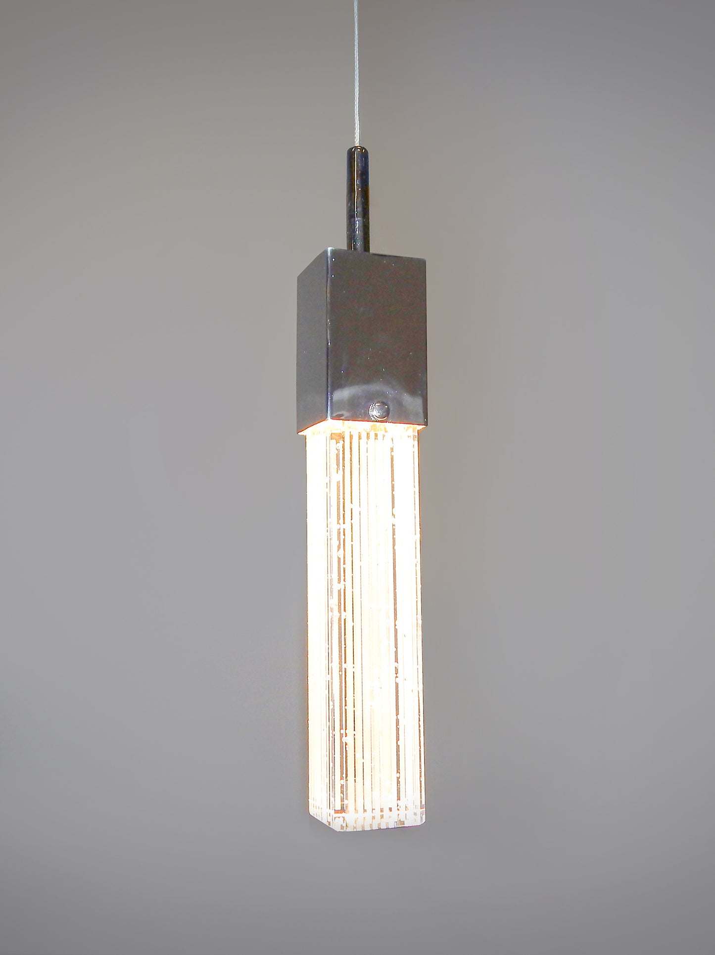 Fizz III LED Pendant Polished Chrome by ET2