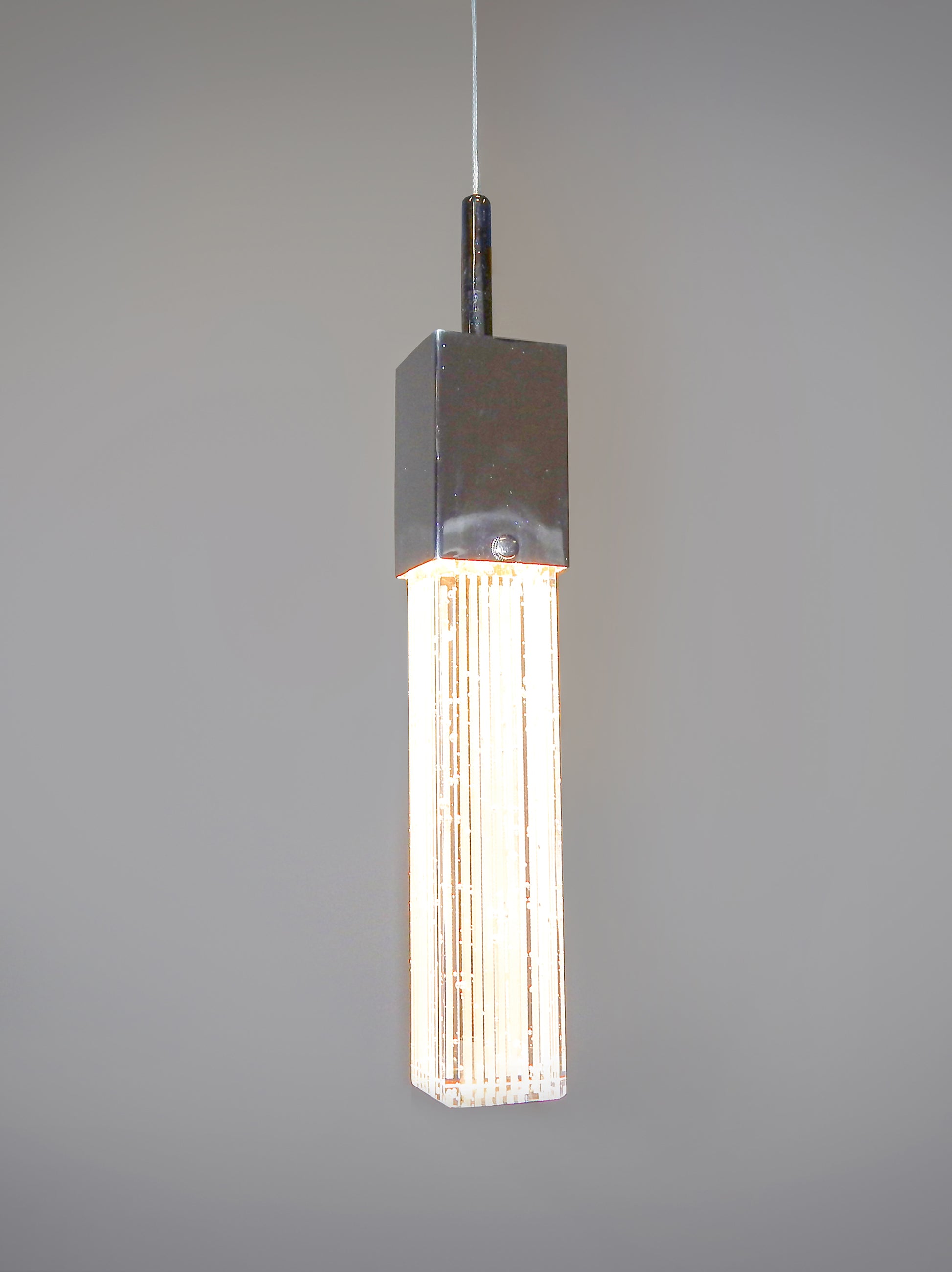 Fizz III LED Pendant Polished Chrome by ET2