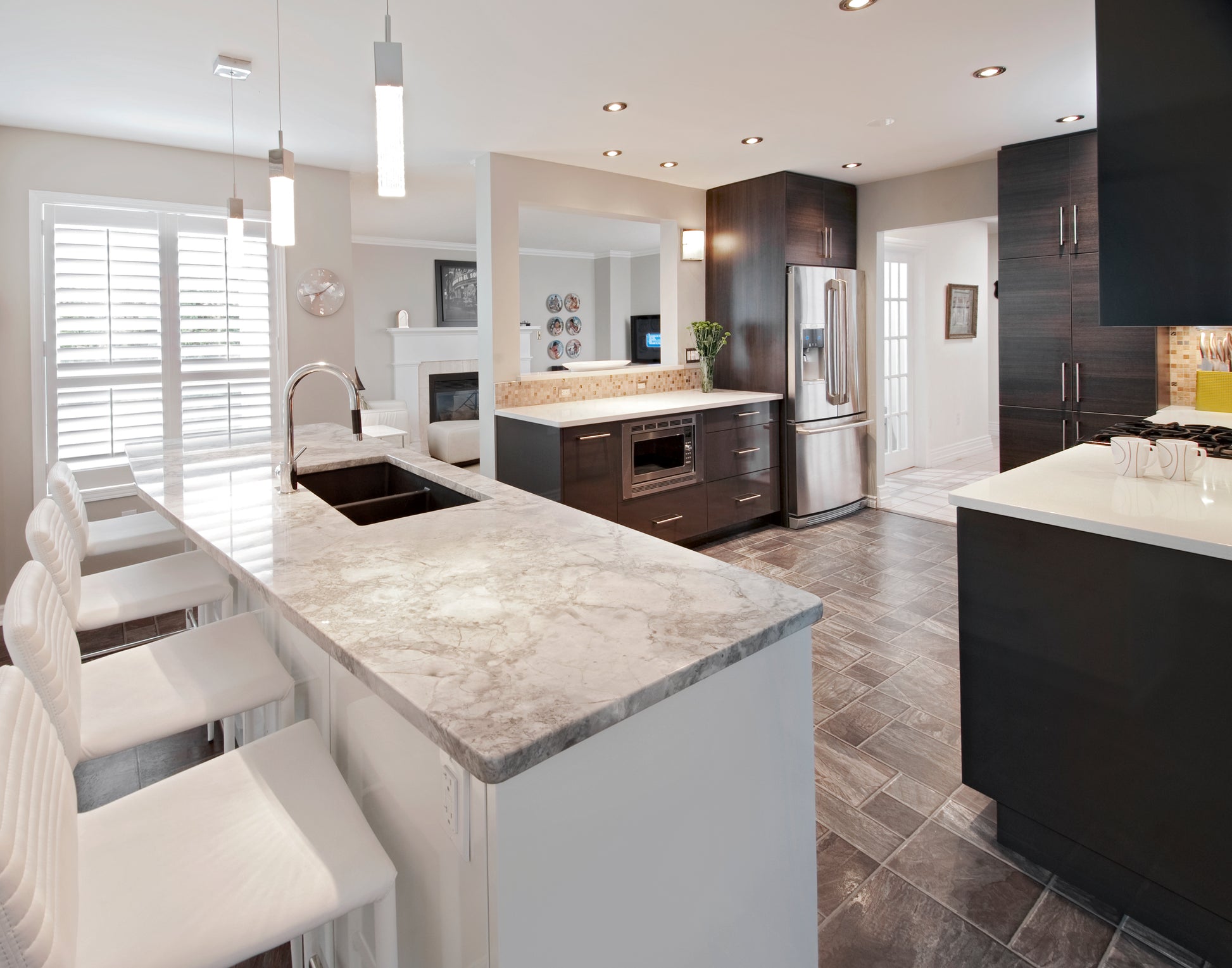 Fizz III LED Pendant Polished Chrome by ET2