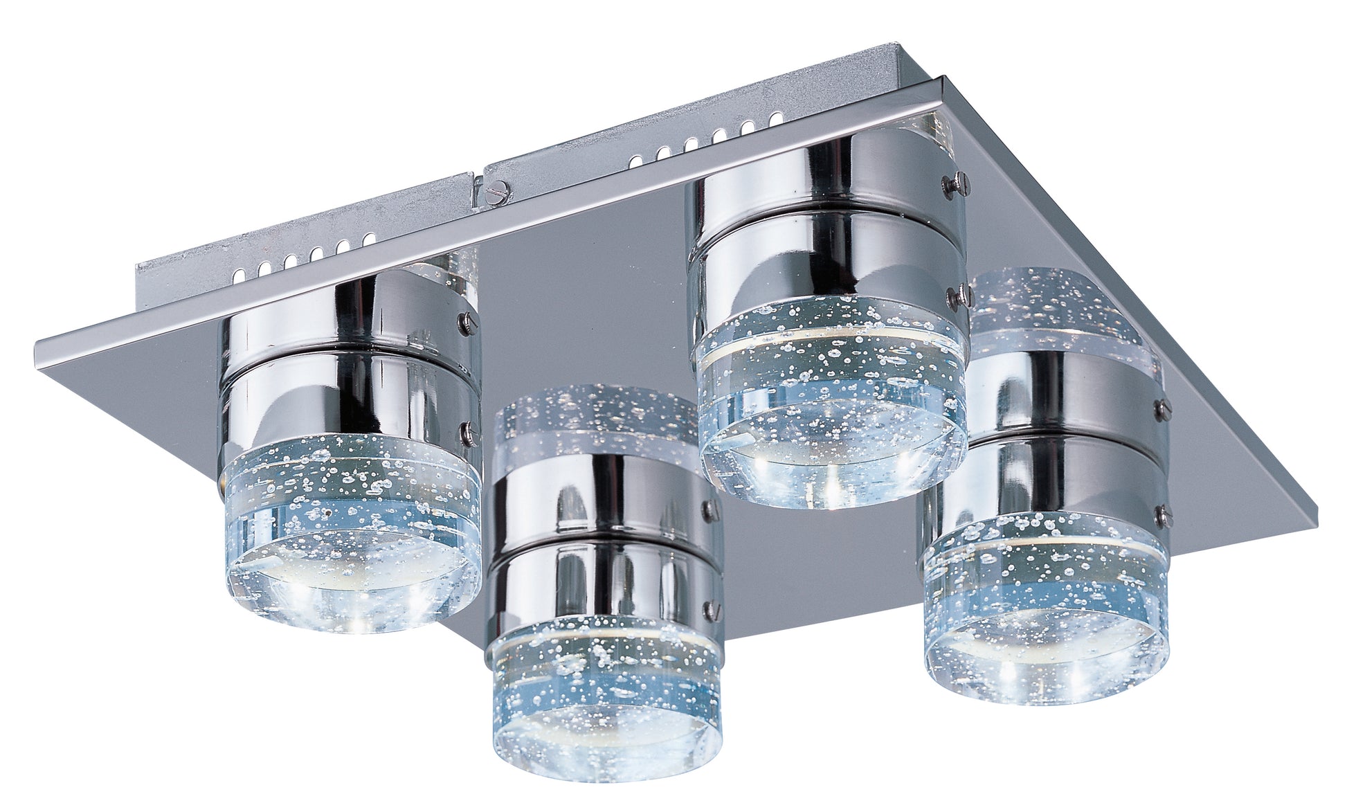 Fizz IV 4-Light LED Flush Mount Polished Chrome by ET2