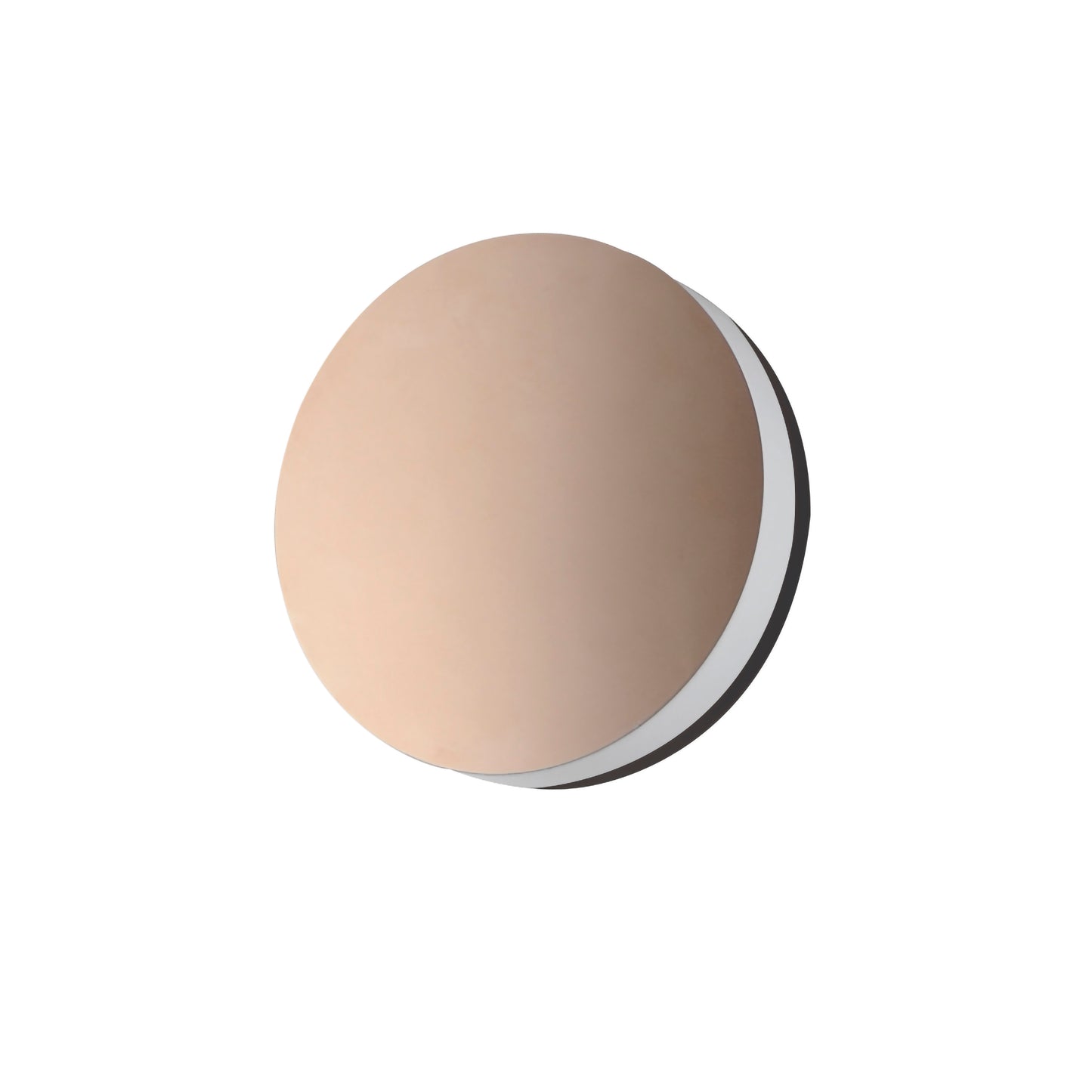 Embosse 8" Round LED Wall Sconce CCT Select Polished Bronze by ET2