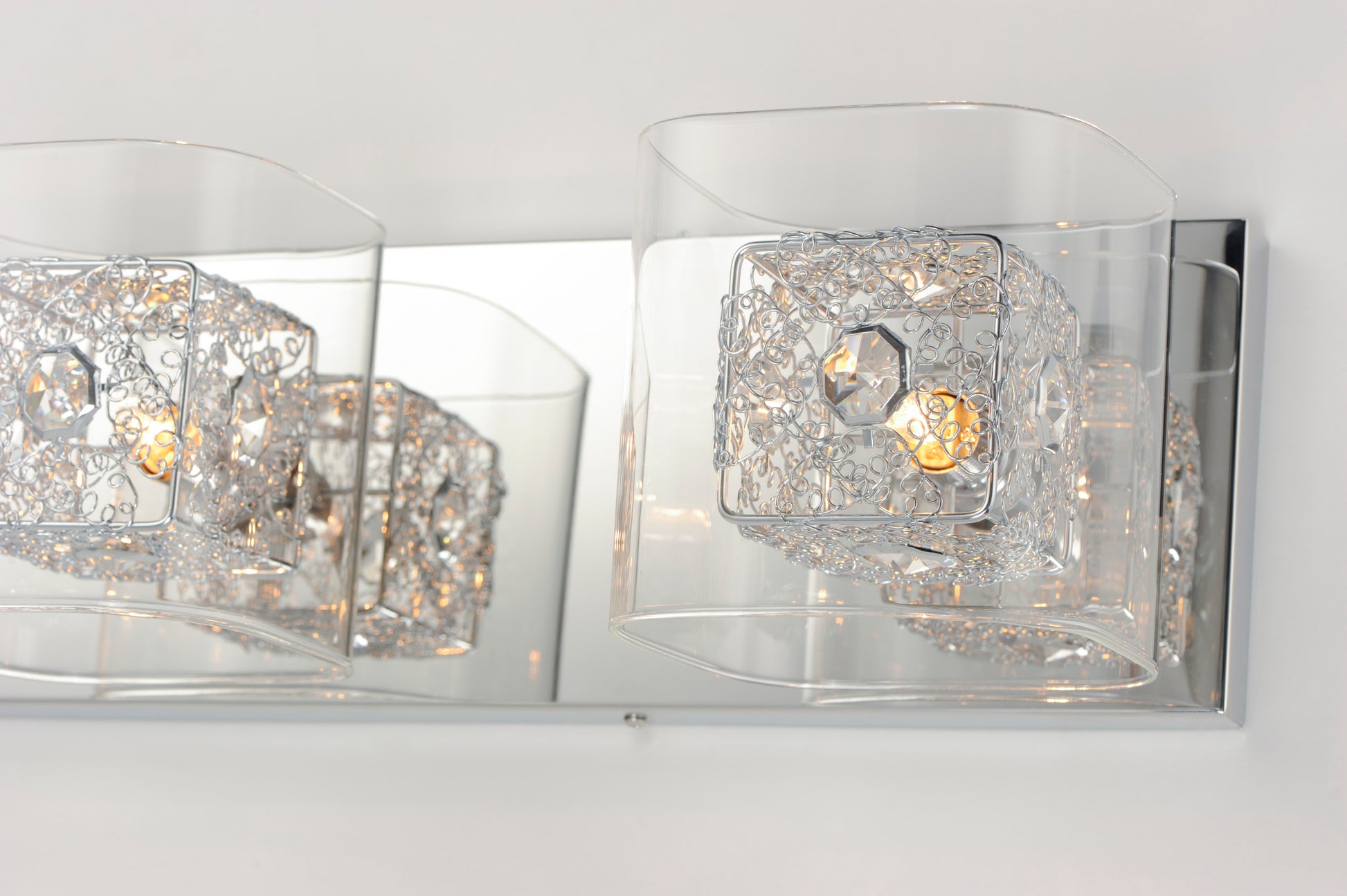 Gem 4-Light Bath Vanity with PC Shade Polished Chrome by ET2