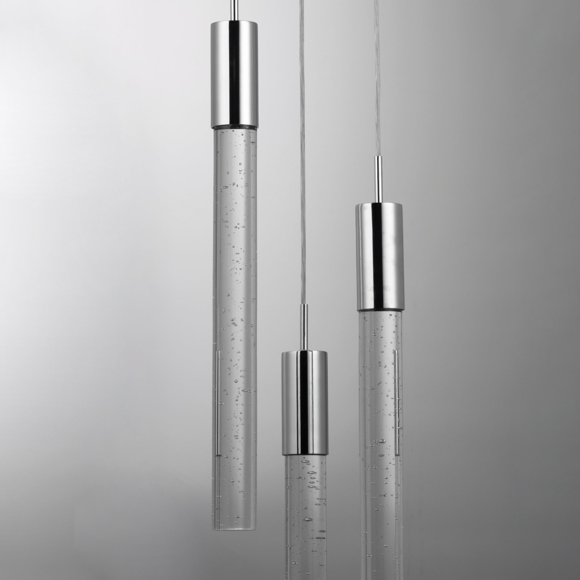 Big Fizz 3-Light LED Pendant Polished Chrome by ET2