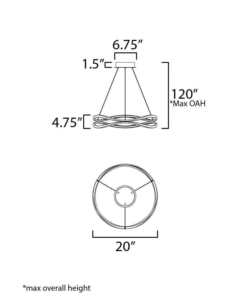 Curvo 20" Double Ring Black by ET2