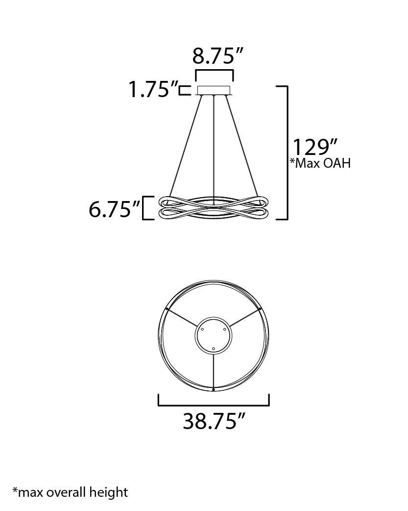 Curvo 40" Double Ring Black by ET2