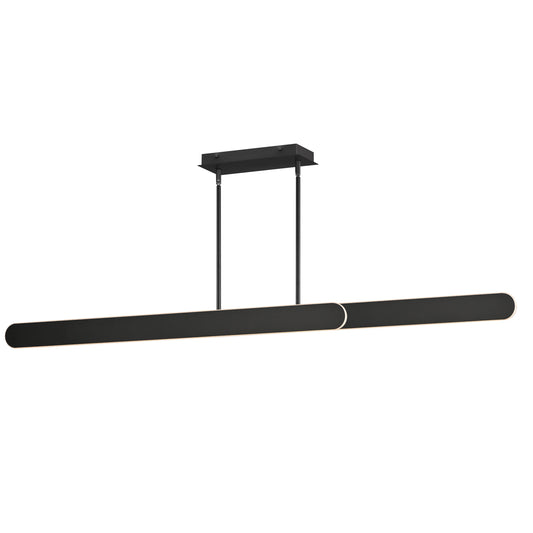 Belt Adjustable Linear Pendant Black by ET2