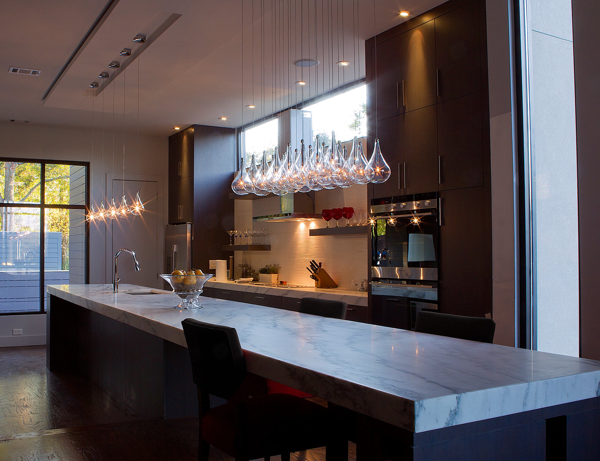 Larmes Pendant Polished Chrome by ET2