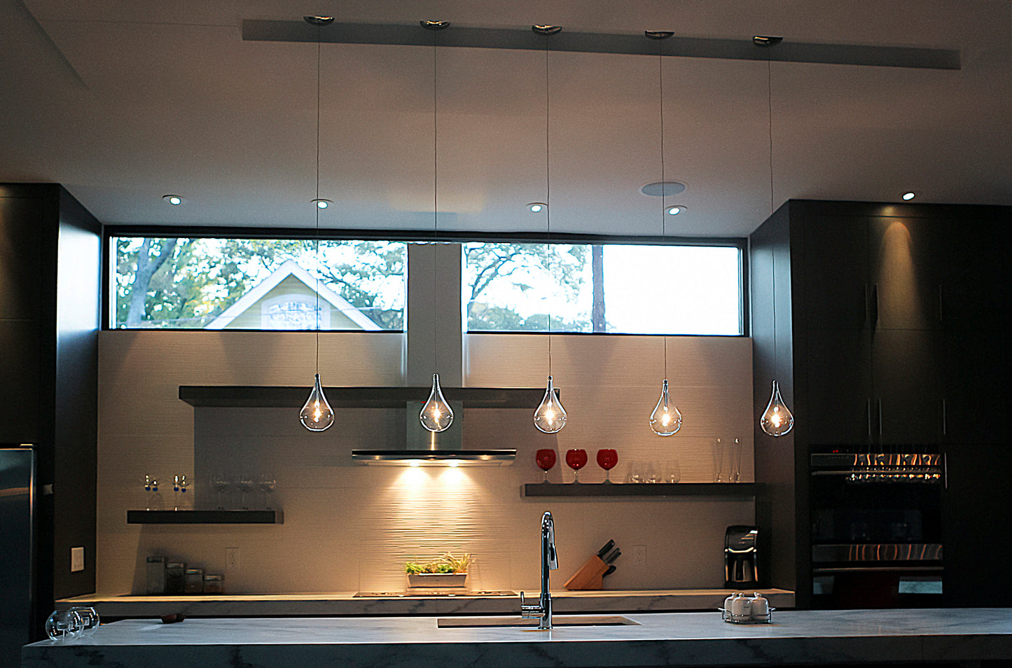 Larmes Pendant Polished Chrome by ET2