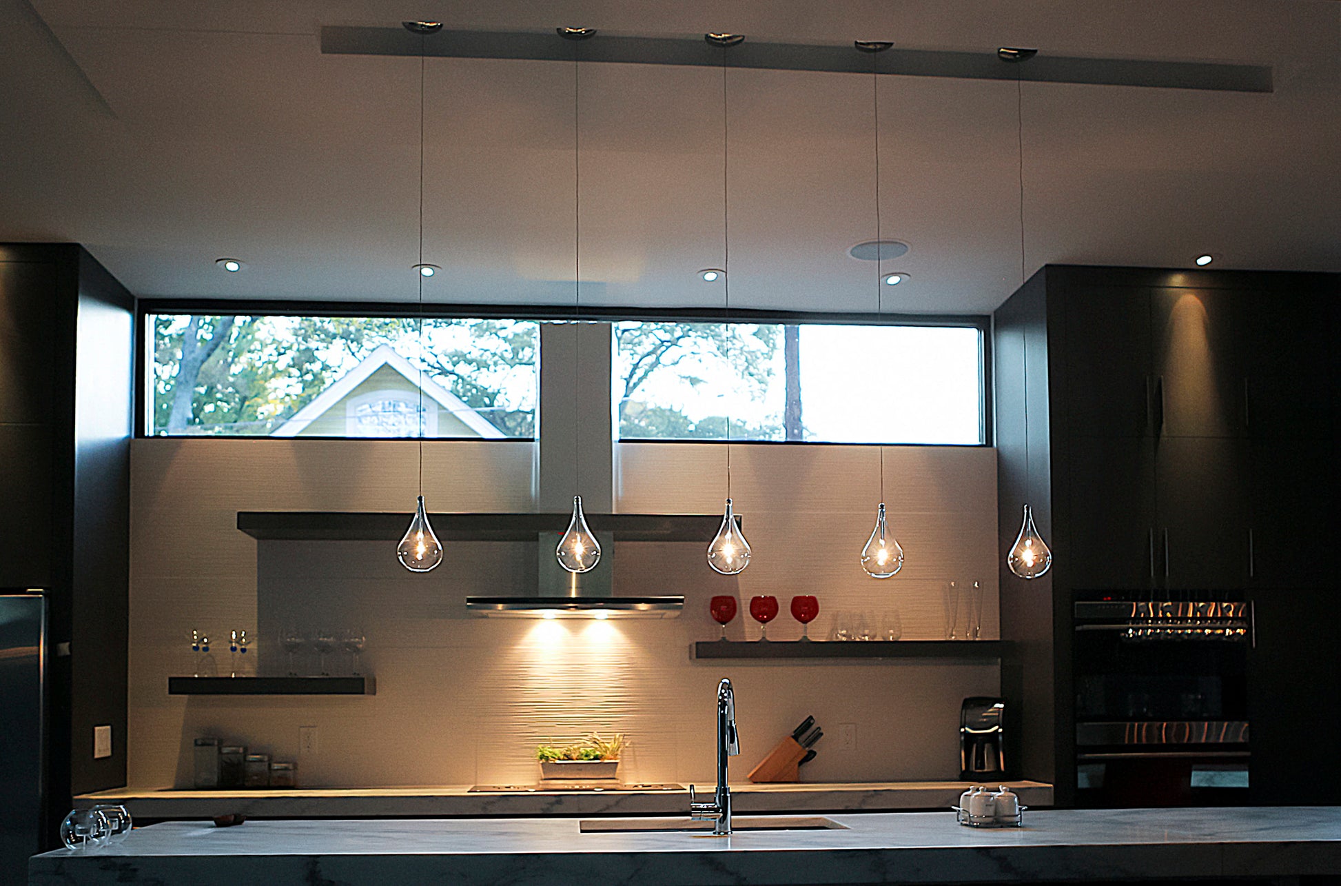 Larmes Pendant Polished Chrome by ET2