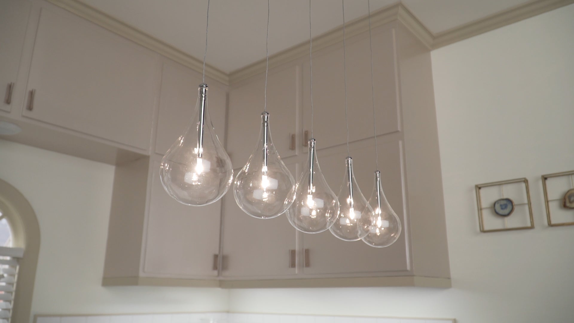 Larmes 5-Light Pendant Polished Chrome by ET2
