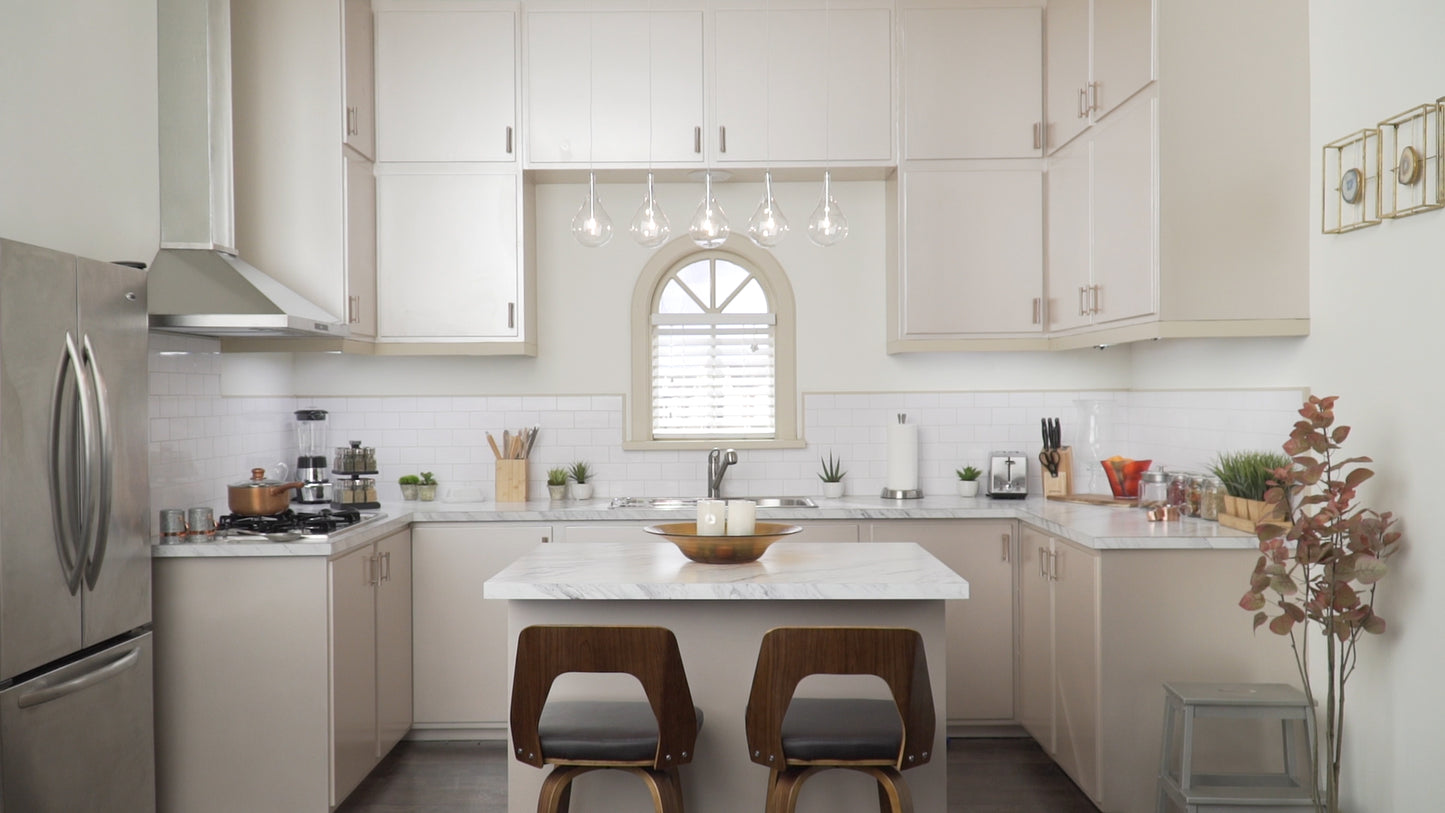 Larmes 5-Light Pendant Polished Chrome by ET2