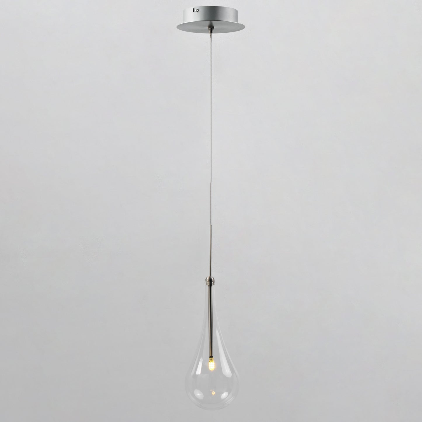 Larmes LED Pendant Polished Chrome by ET2