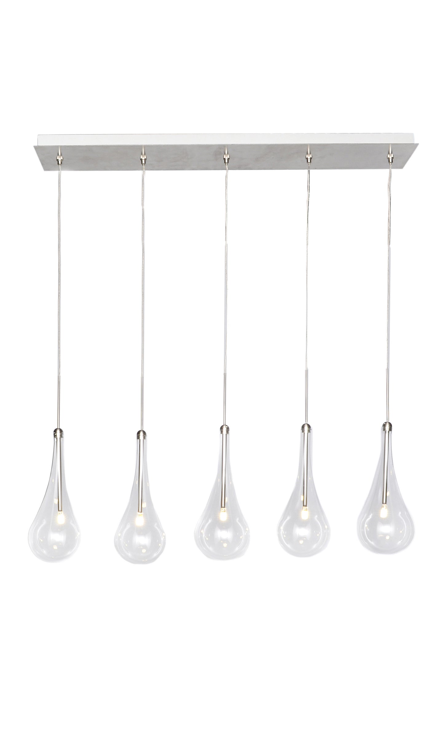 Larmes 5-Light LED Pendant Polished Chrome by ET2