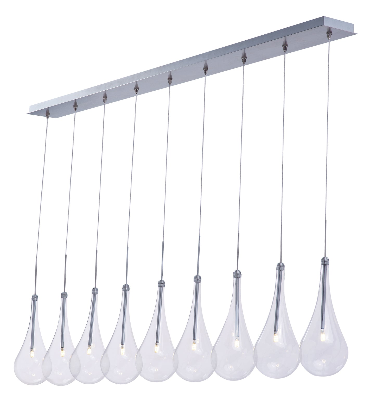 Larmes 9-Light LED Pendant Polished Chrome by ET2