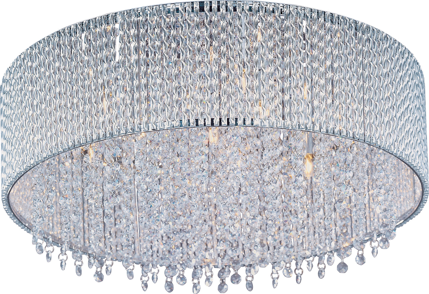 Spiral 7-Light Flush Mount Polished Chrome by ET2