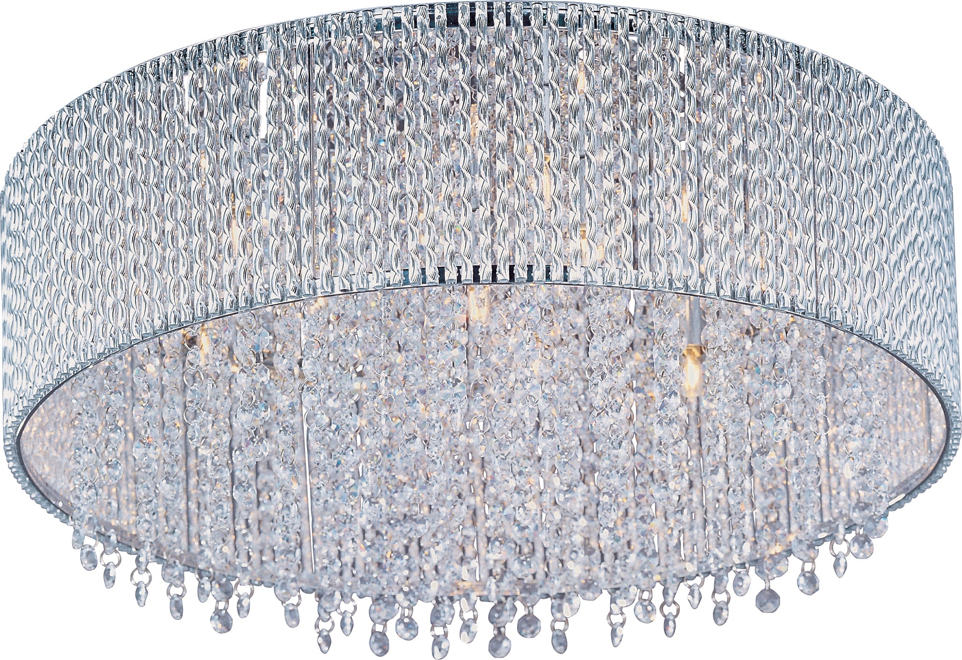 Spiral 7-Light Flush Mount Polished Chrome by ET2