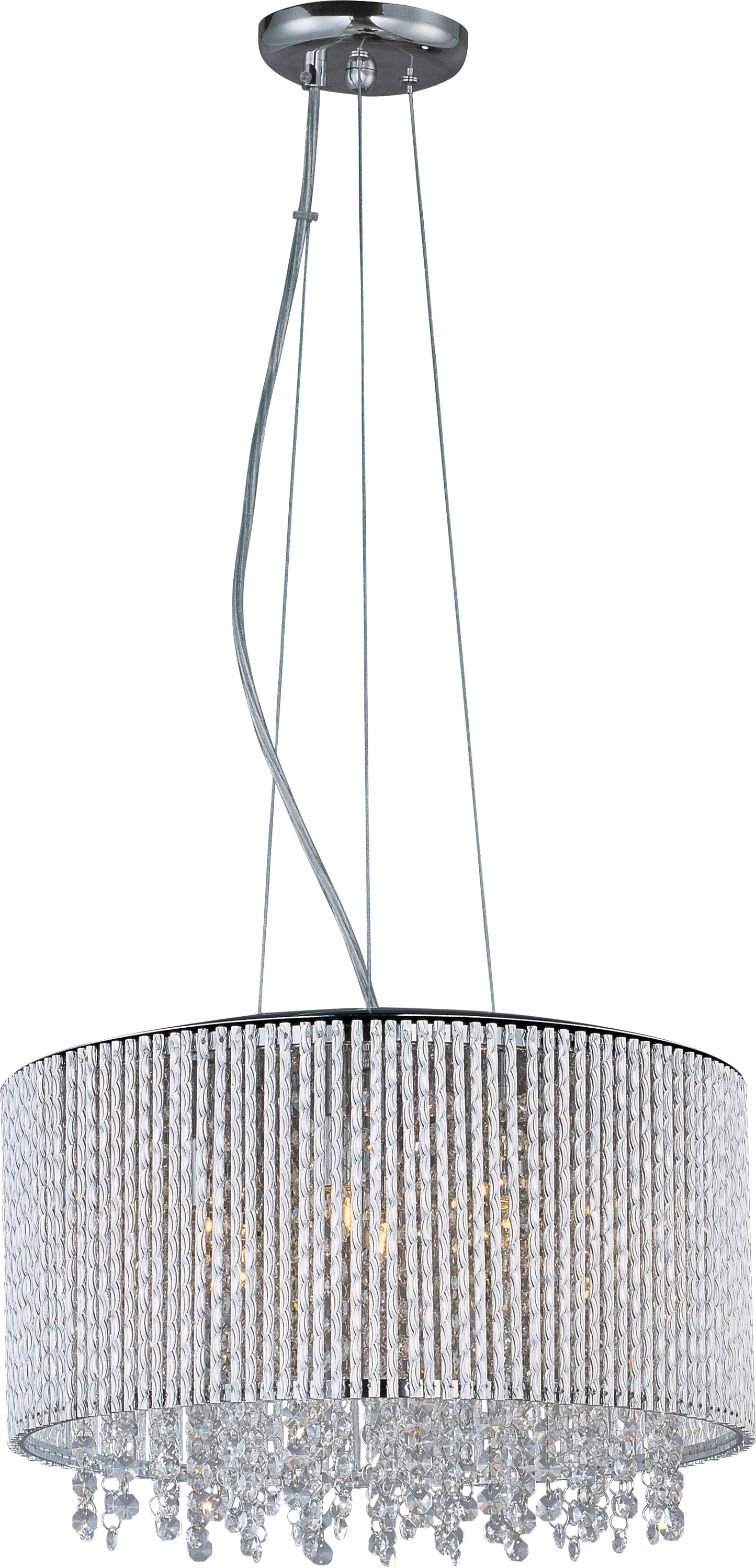 Spiral 7-Light Pendant Polished Chrome by ET2