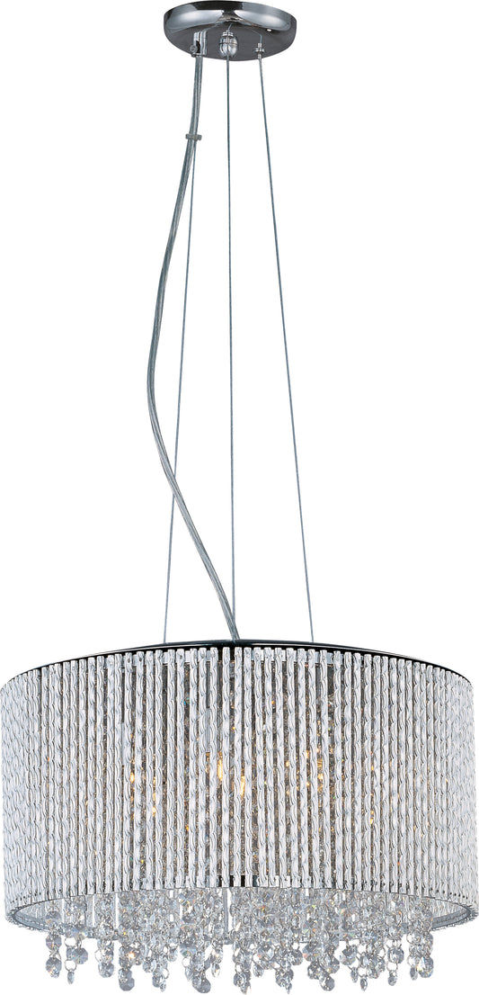 Spiral 7-Light Pendant Polished Chrome by ET2
