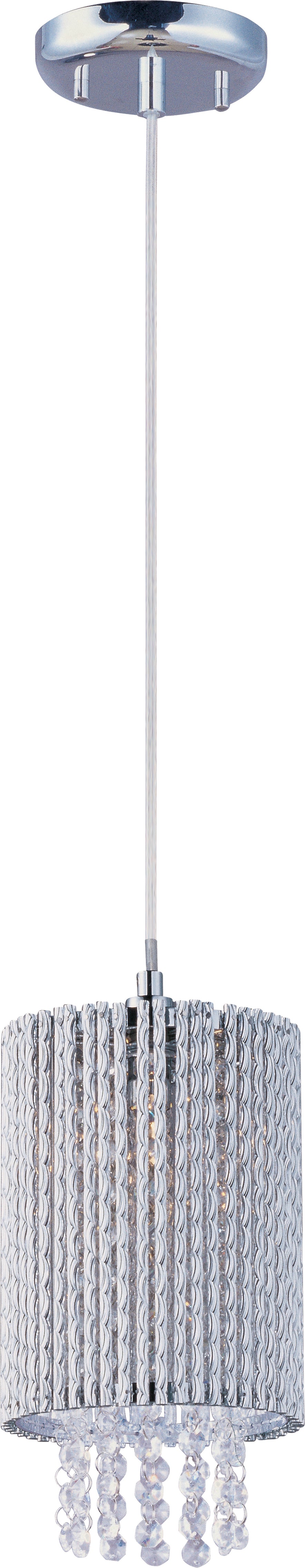 Spiral Pendant Polished Chrome by ET2
