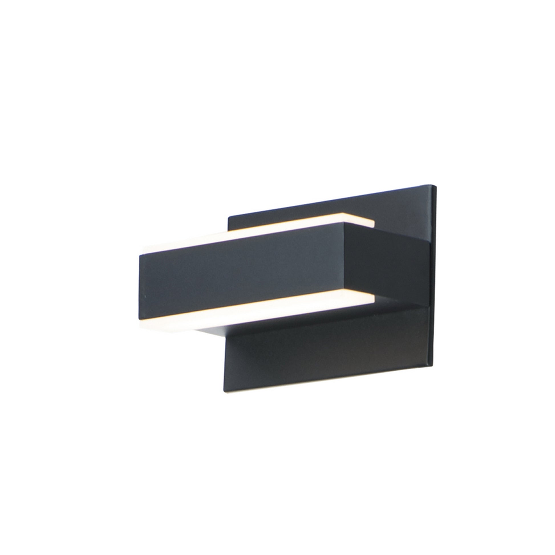 Omni 7" LED Wall Sconce Black by ET2