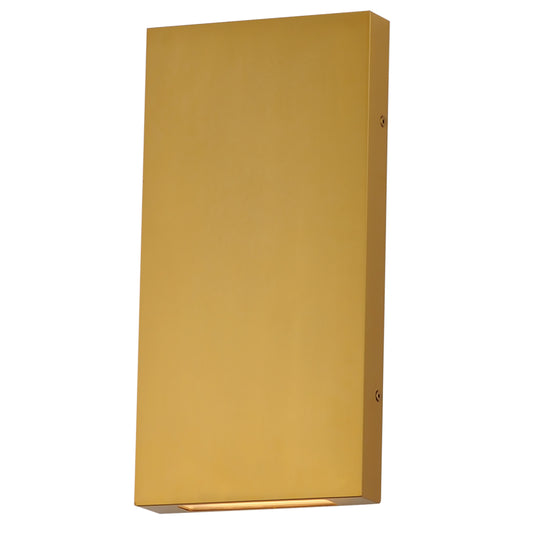 Brik 14" LED Wall Sconce Natural Aged Brass by ET2