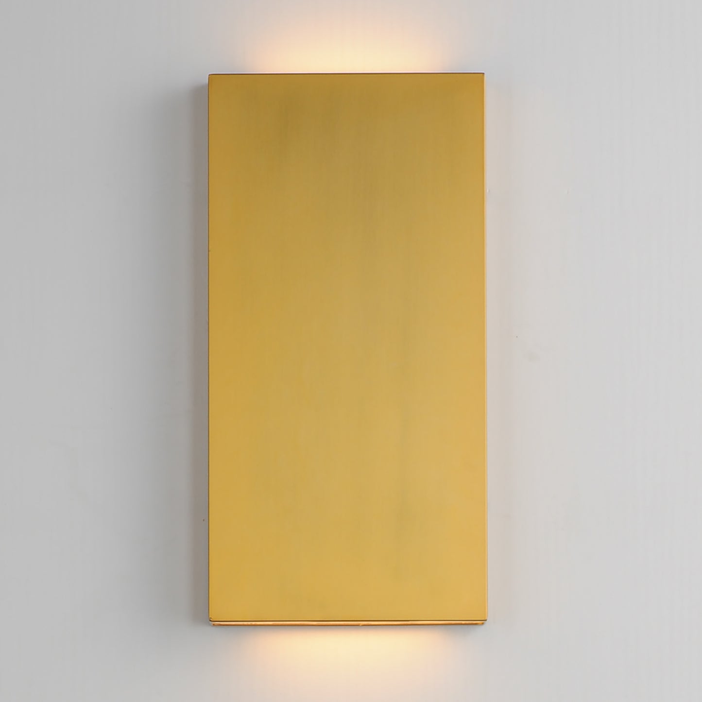 Brik 14" LED Wall Sconce Natural Aged Brass by ET2