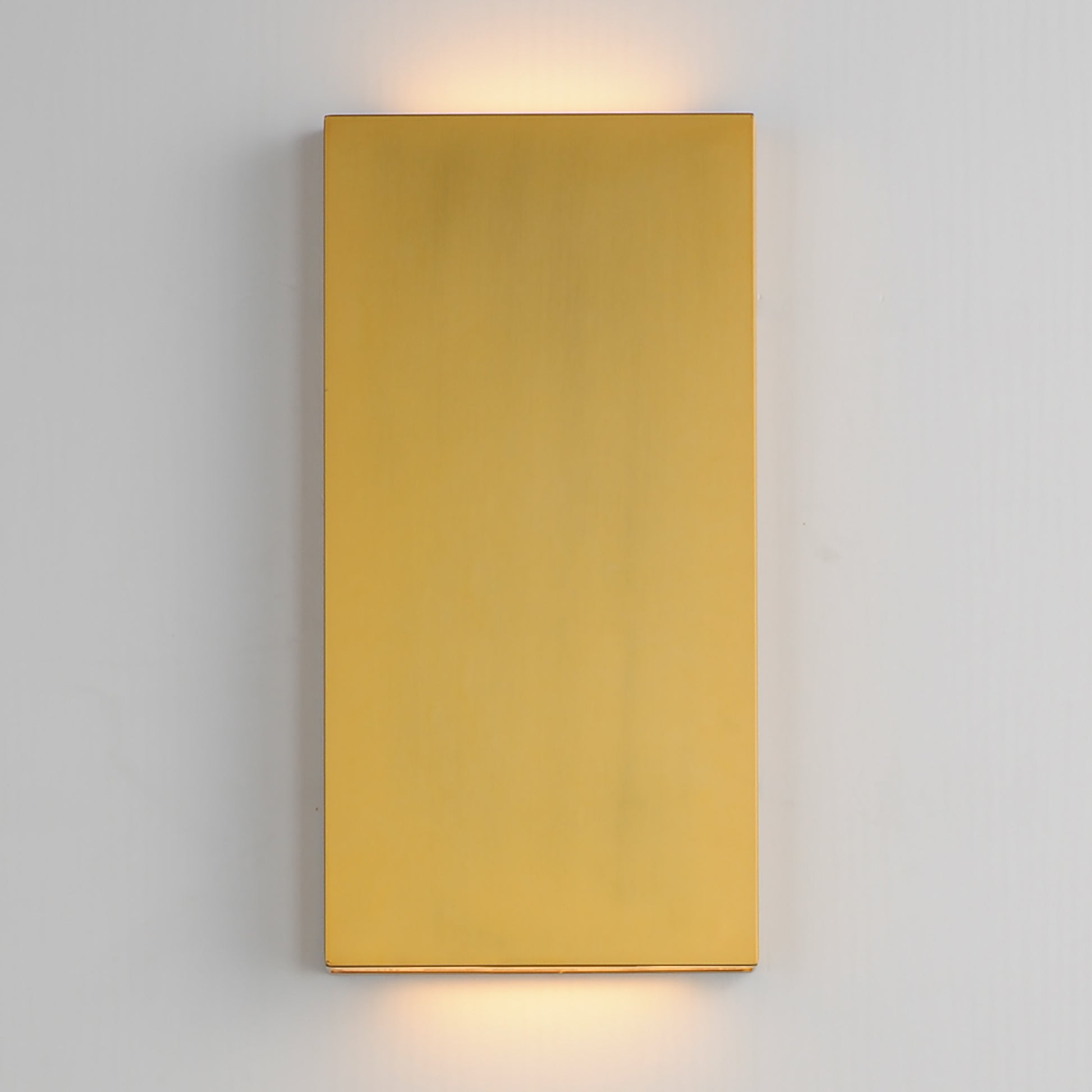 Brik 14" LED Wall Sconce Natural Aged Brass by ET2