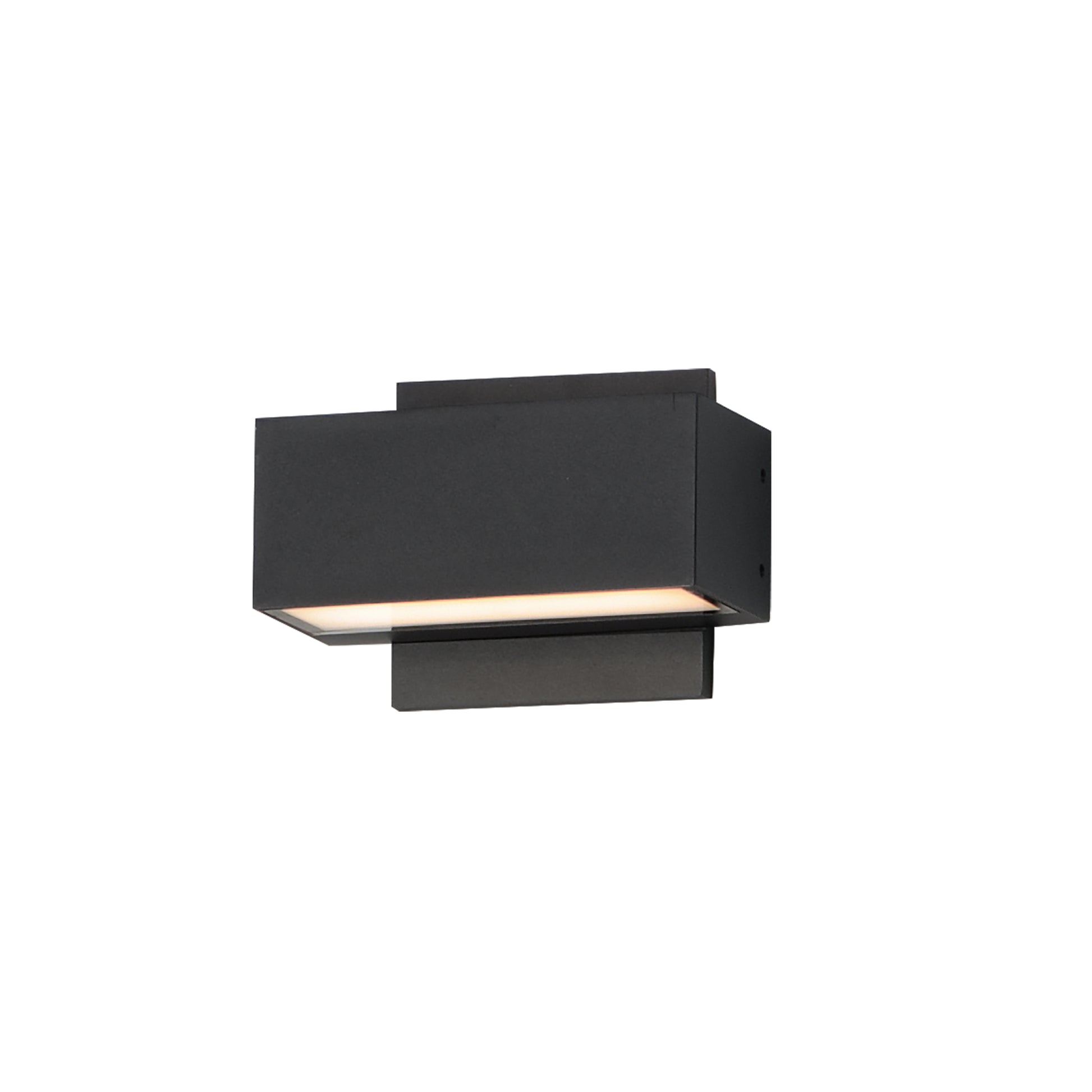 Blok 6.75" LED Outdoor Wall Sconce Black by ET2