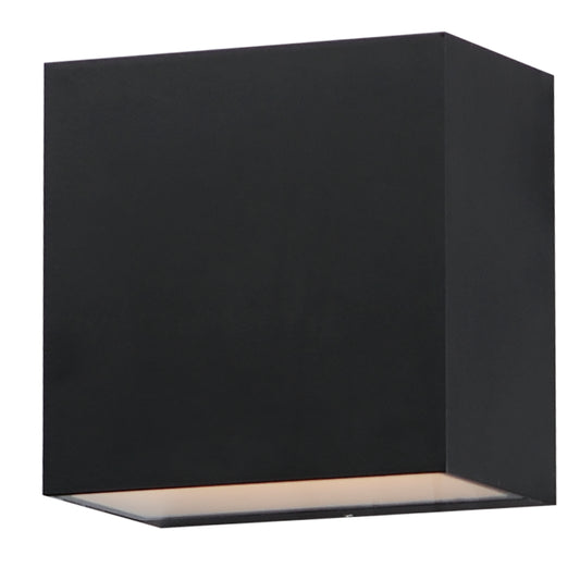 Blok 6.25" LED Outdoor Sconce Black by ET2