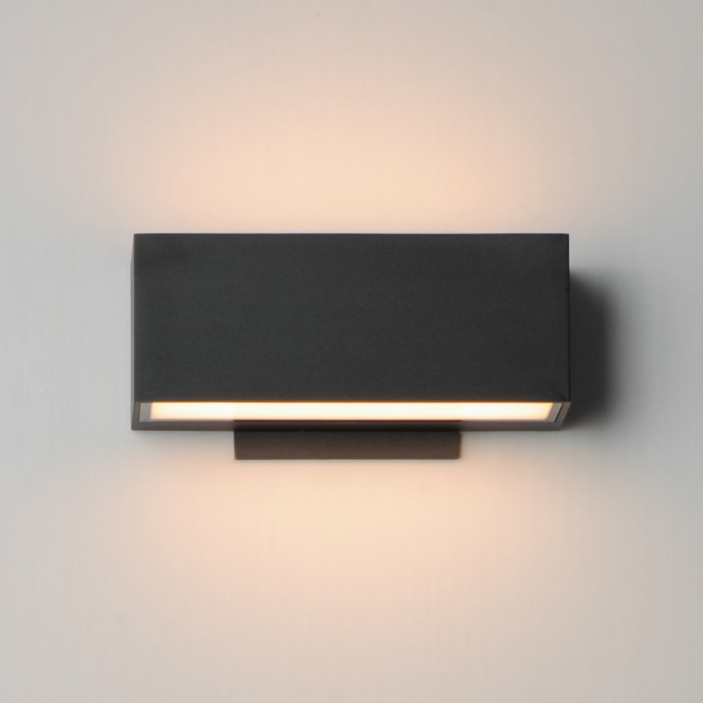Blok 9" Outdoor Wall Sconce Black by ET2