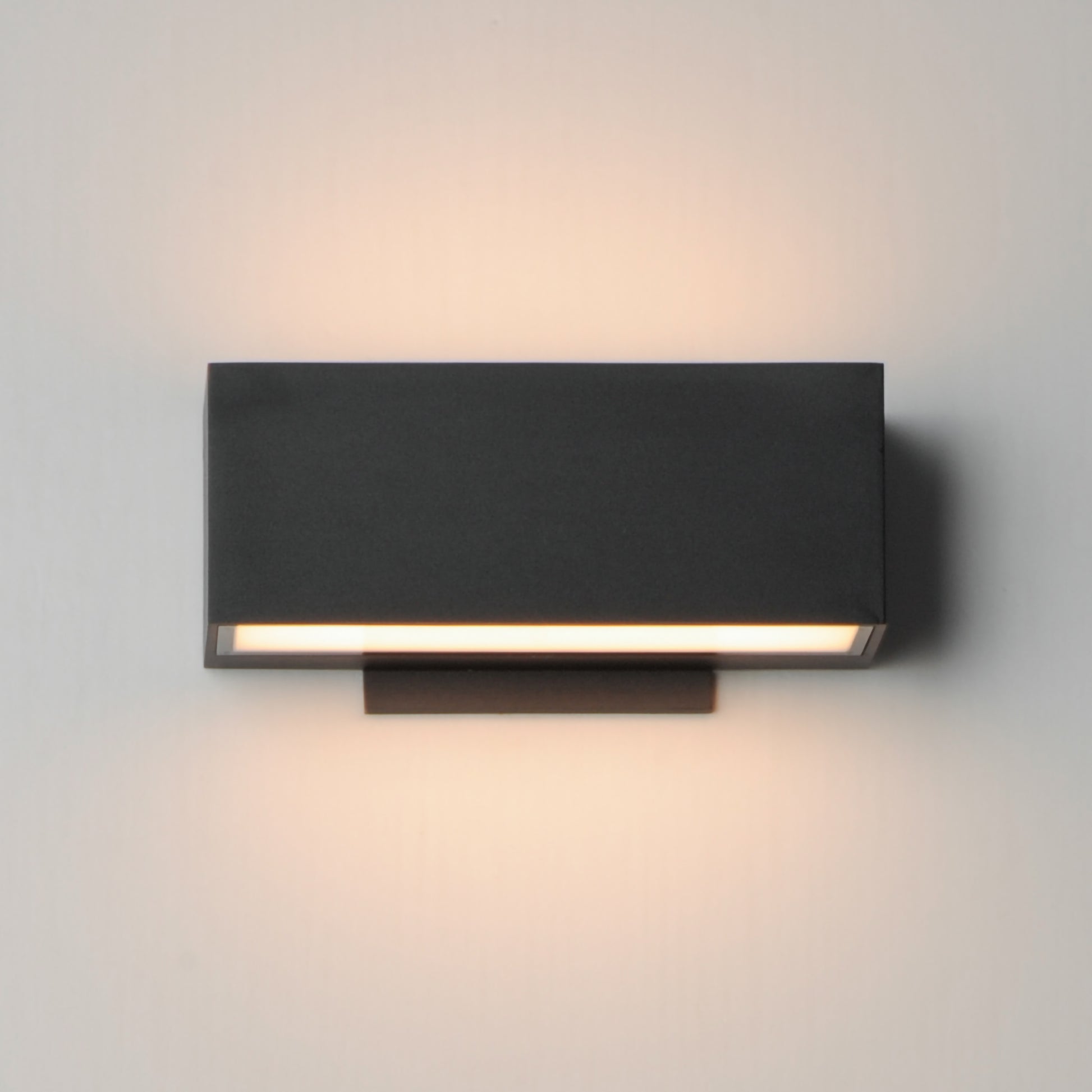 Blok 9" Outdoor Wall Sconce Black by ET2