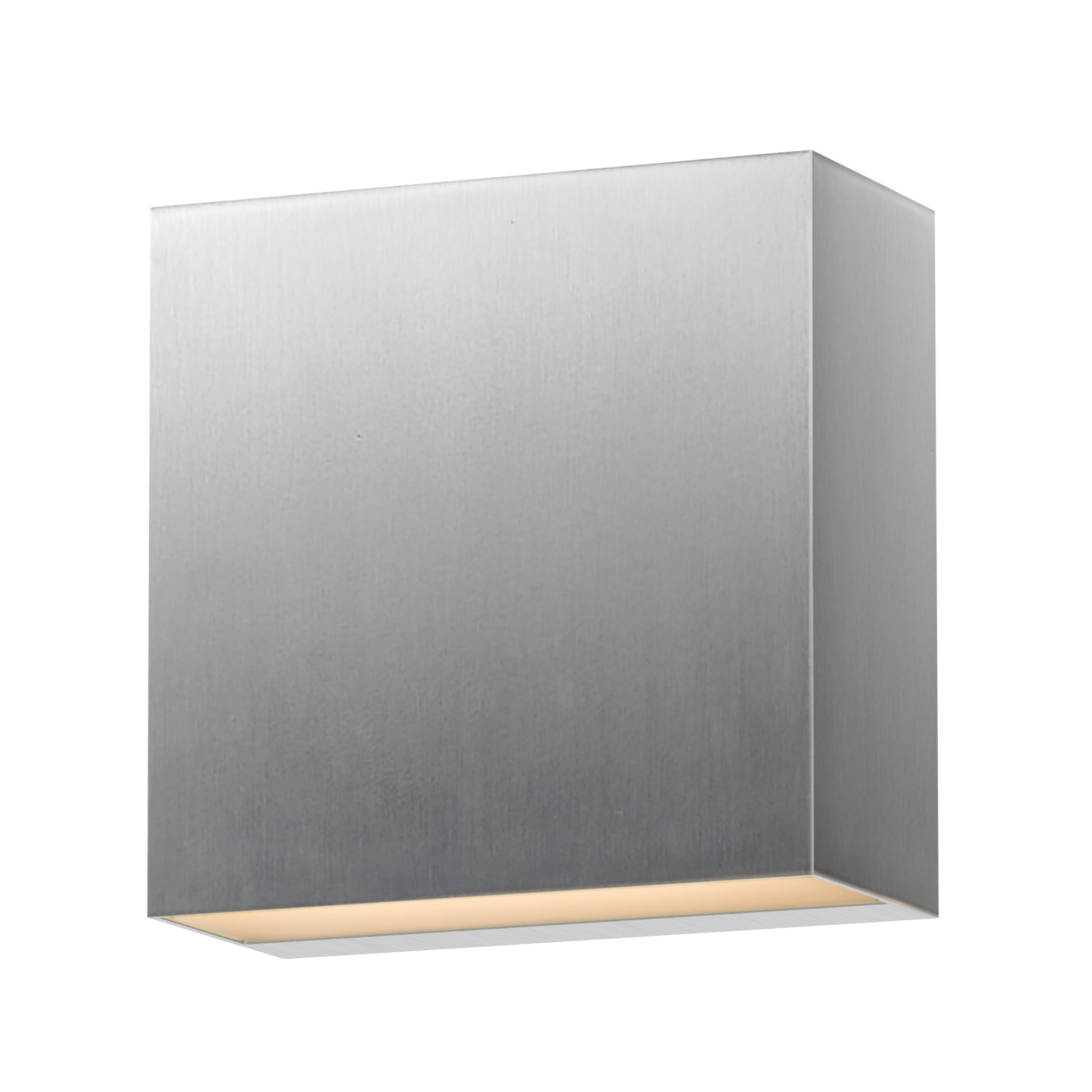 Cubed 5.5" LED Outdoor Sconce Satin Aluminum by ET2