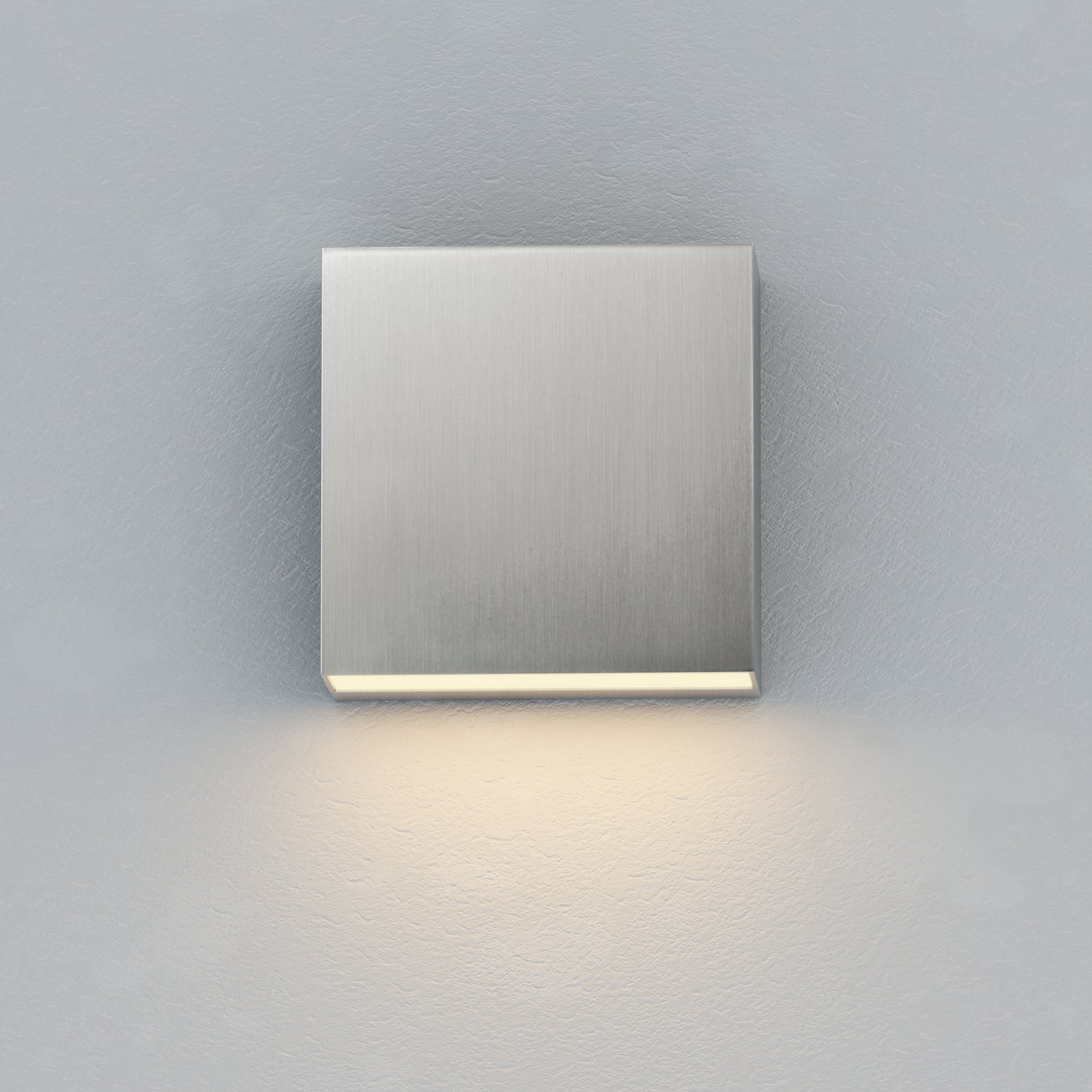 Cubed 5.5" LED Outdoor Sconce Satin Aluminum by ET2