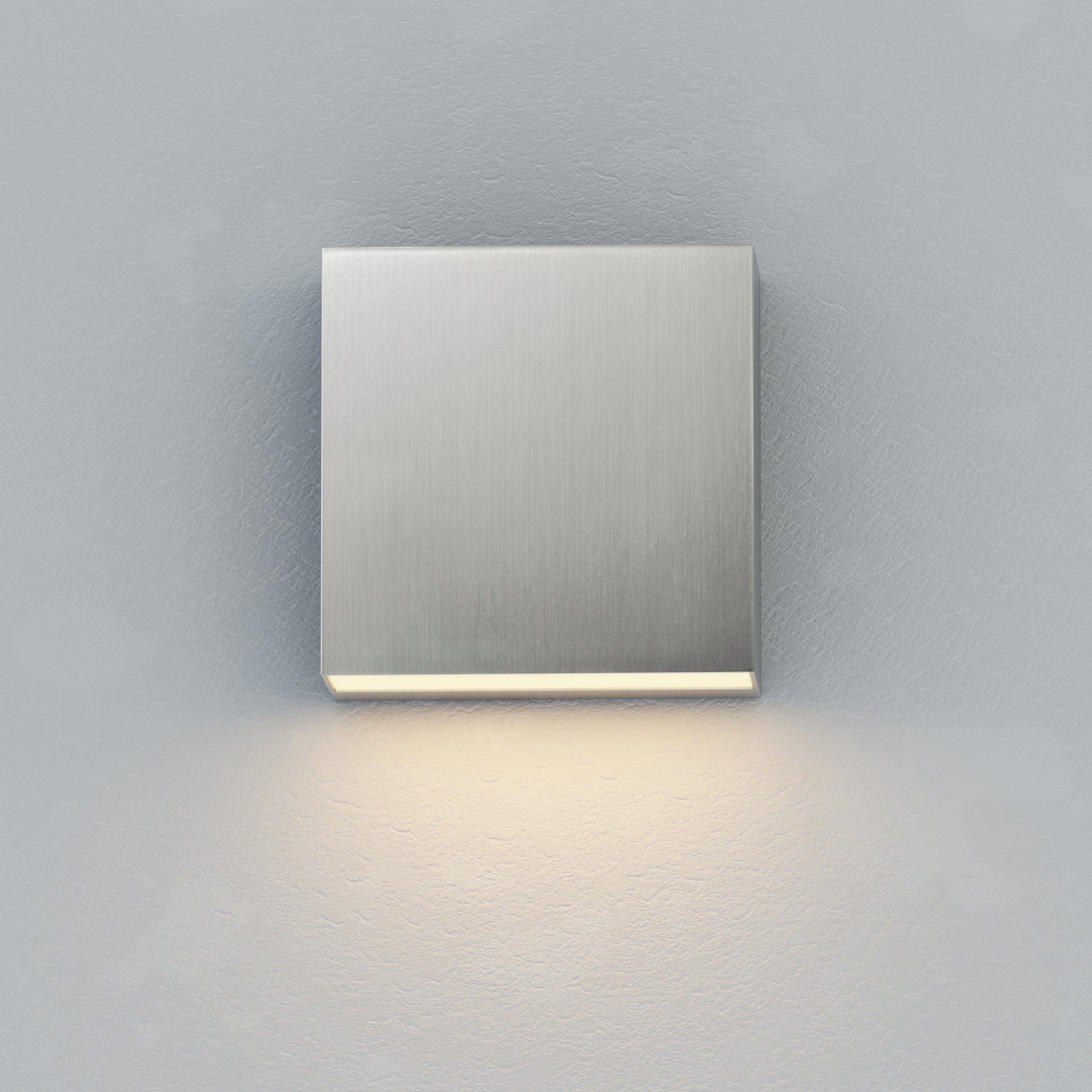 Cubed 5.5" LED Outdoor Sconce Satin Aluminum by ET2