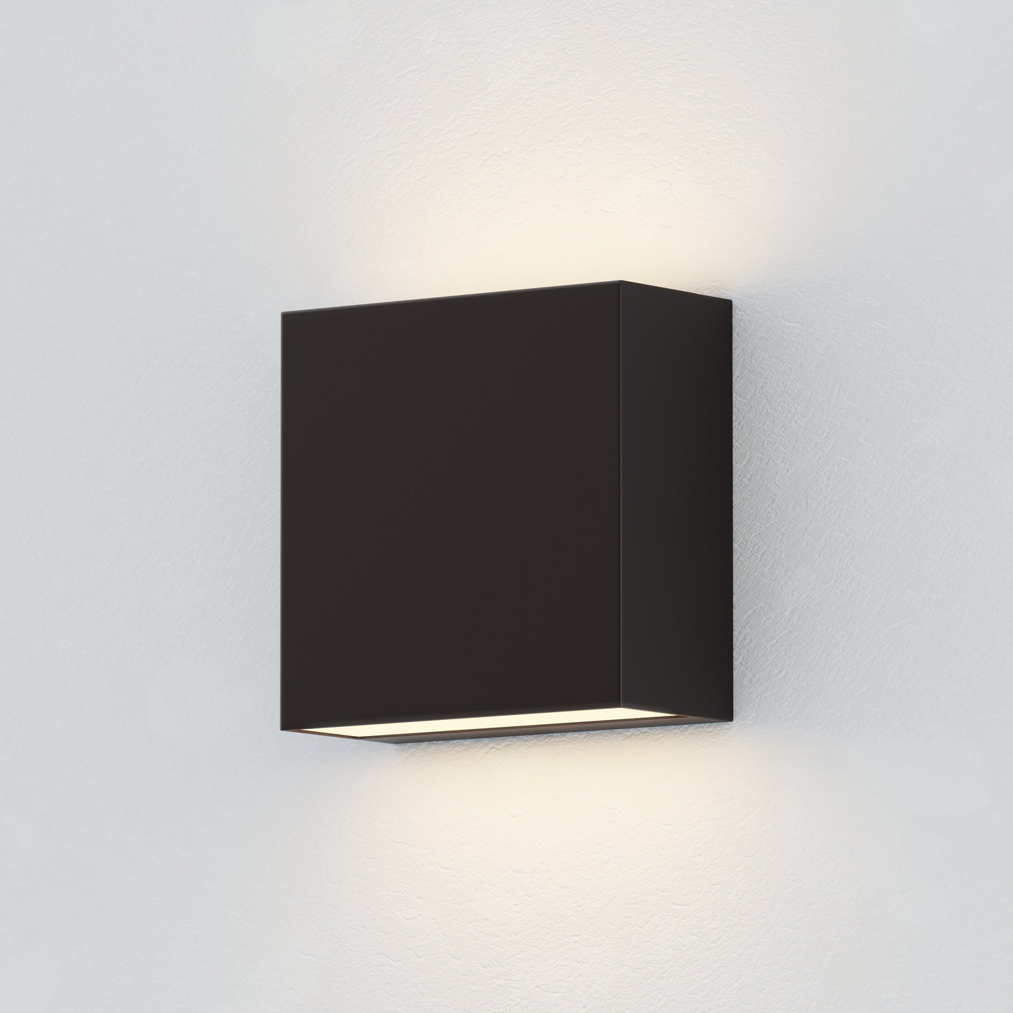Cubed 5.5" 2-Light LED Outdoor Sconce Black by ET2