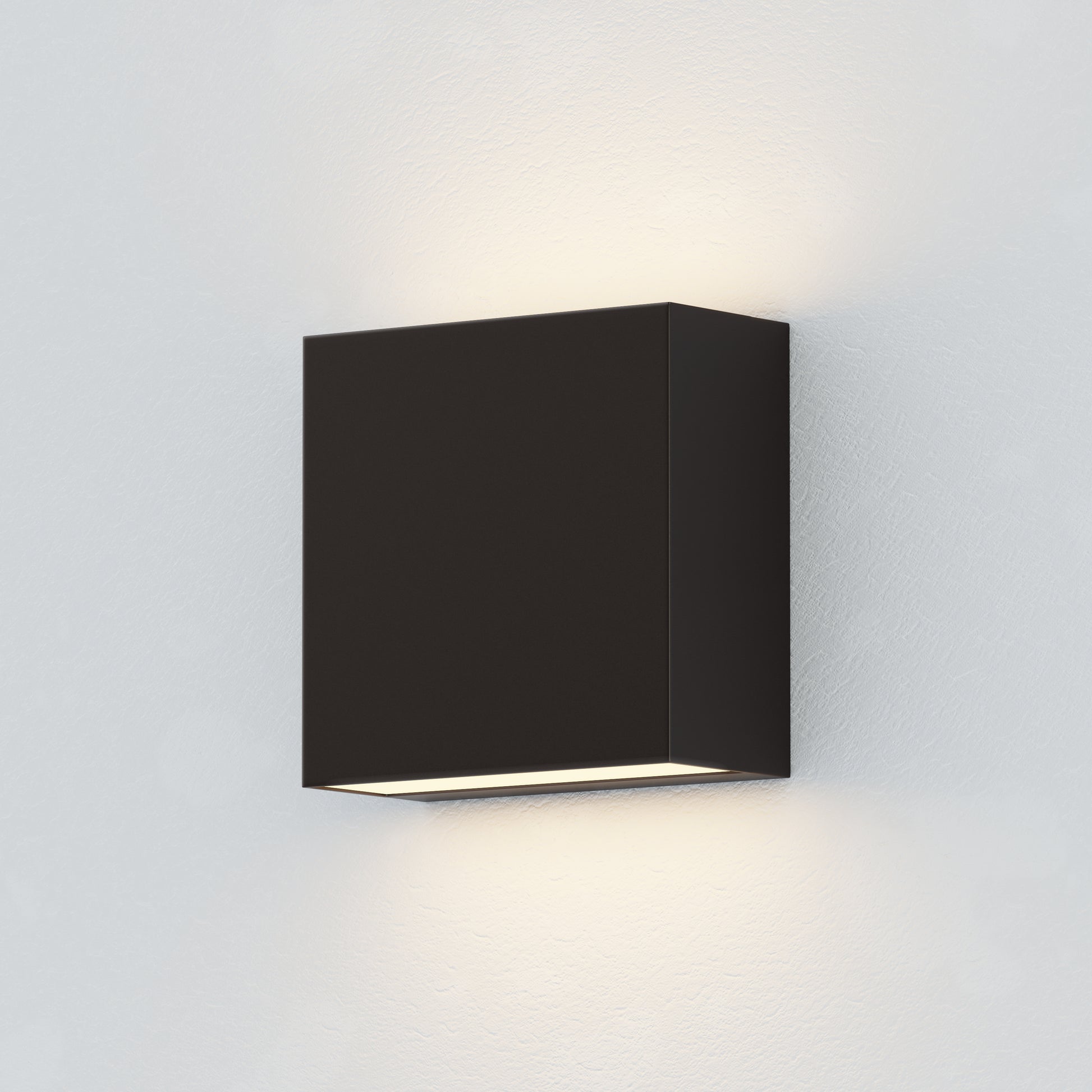 Cubed 5.5" 2-Light LED Outdoor Sconce Black by ET2