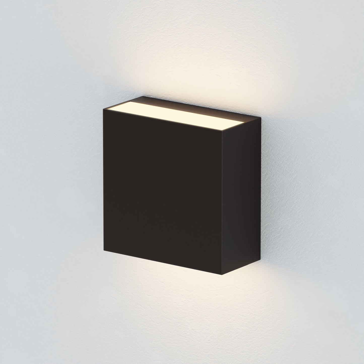 Cubed 5.5" 2-Light LED Outdoor Sconce Black by ET2