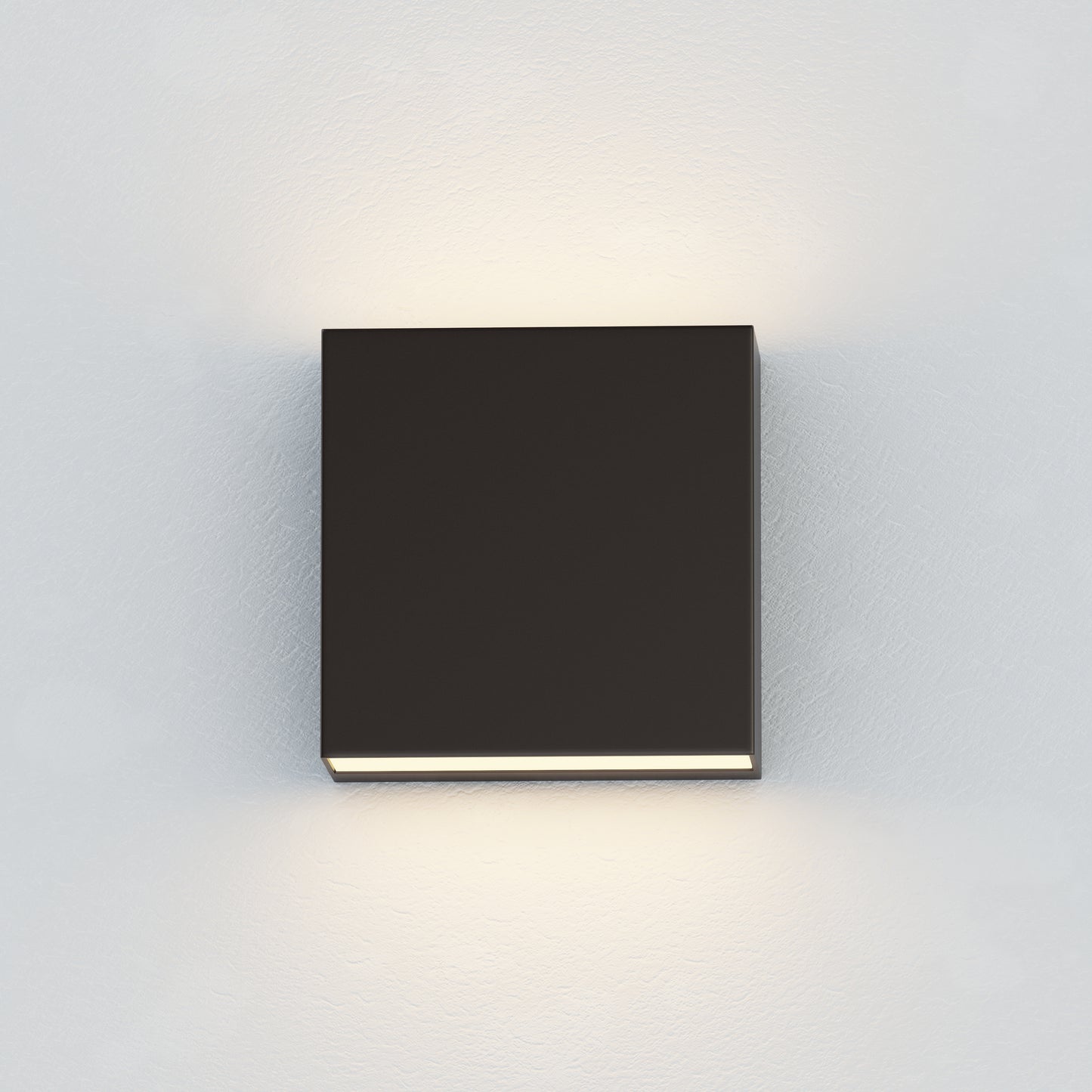 Cubed 5.5" 2-Light LED Outdoor Sconce Black by ET2
