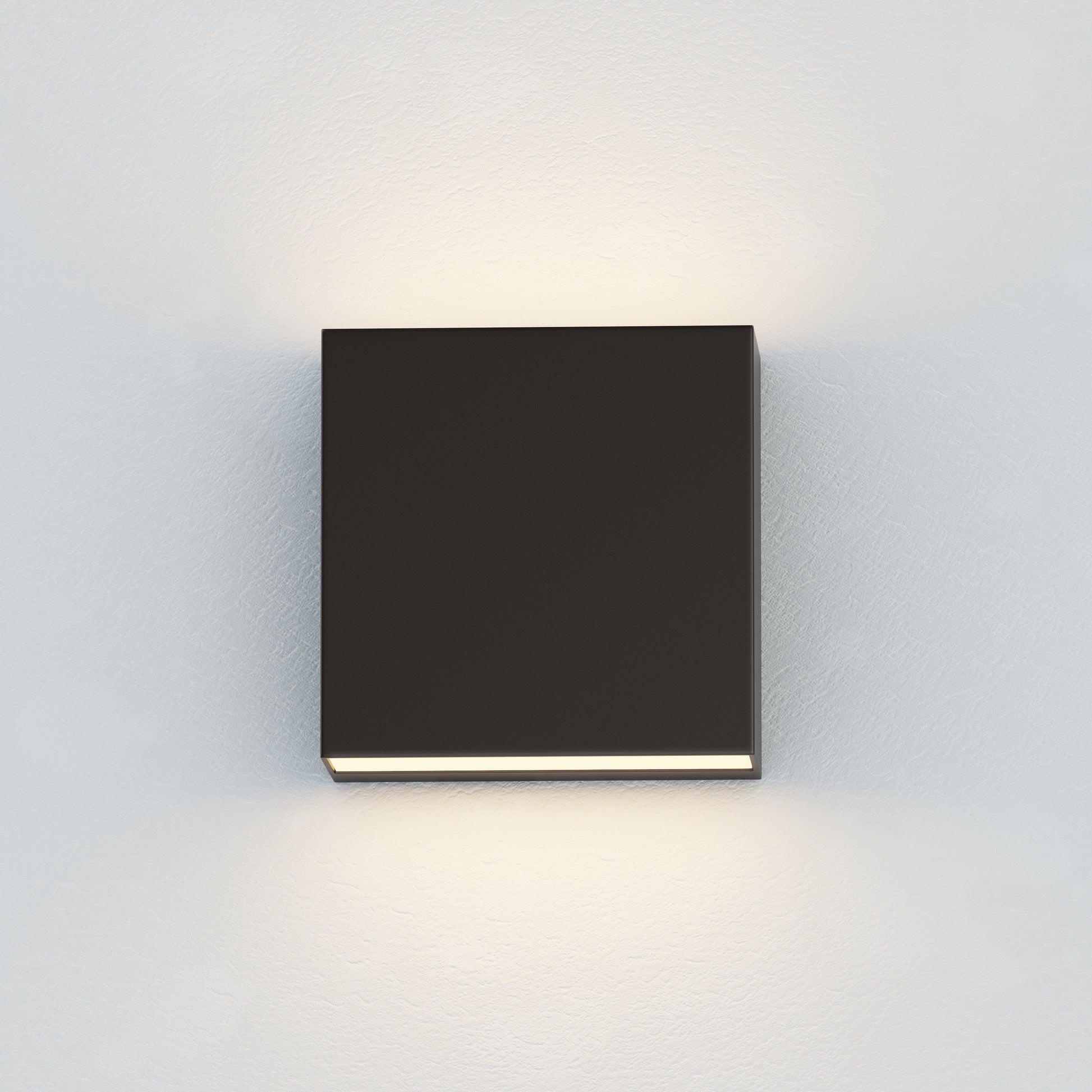 Cubed 5.5" 2-Light LED Outdoor Sconce Black by ET2