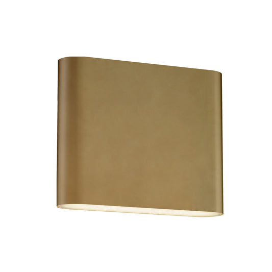 Spartan 6" Indoor Wall Sconce Natural Aged Brass by ET2