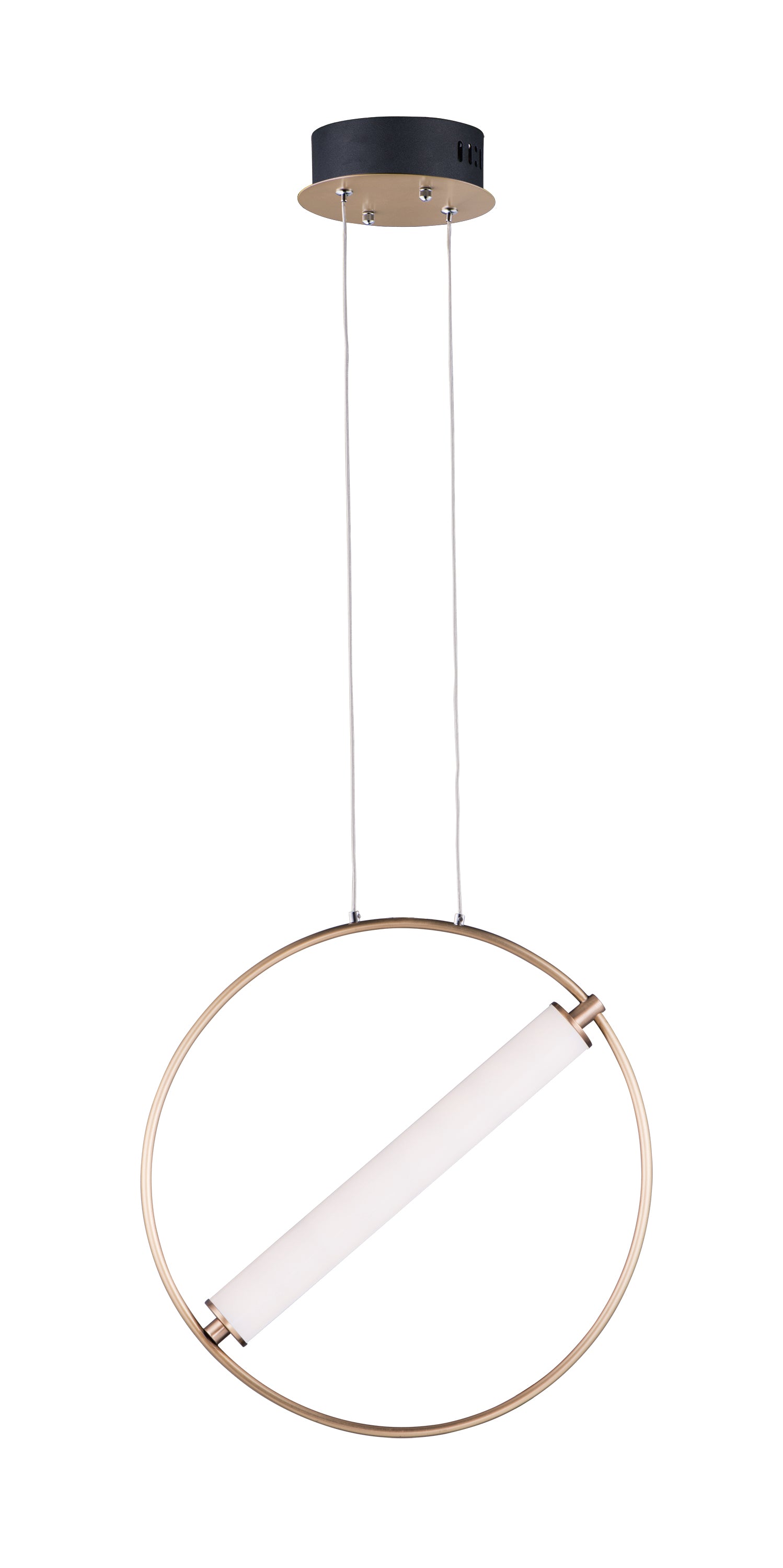 Flare LED Pendant Black/Soft Gold by ET2