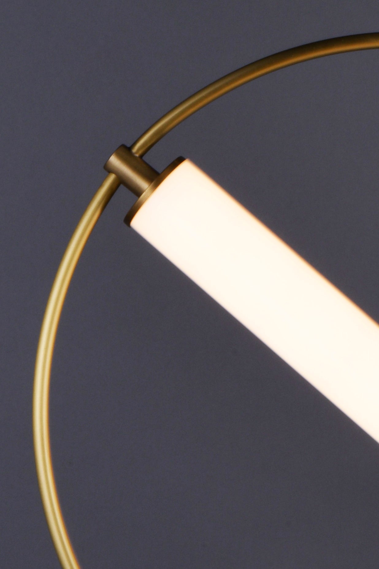 Flare LED Pendant Black/Soft Gold by ET2