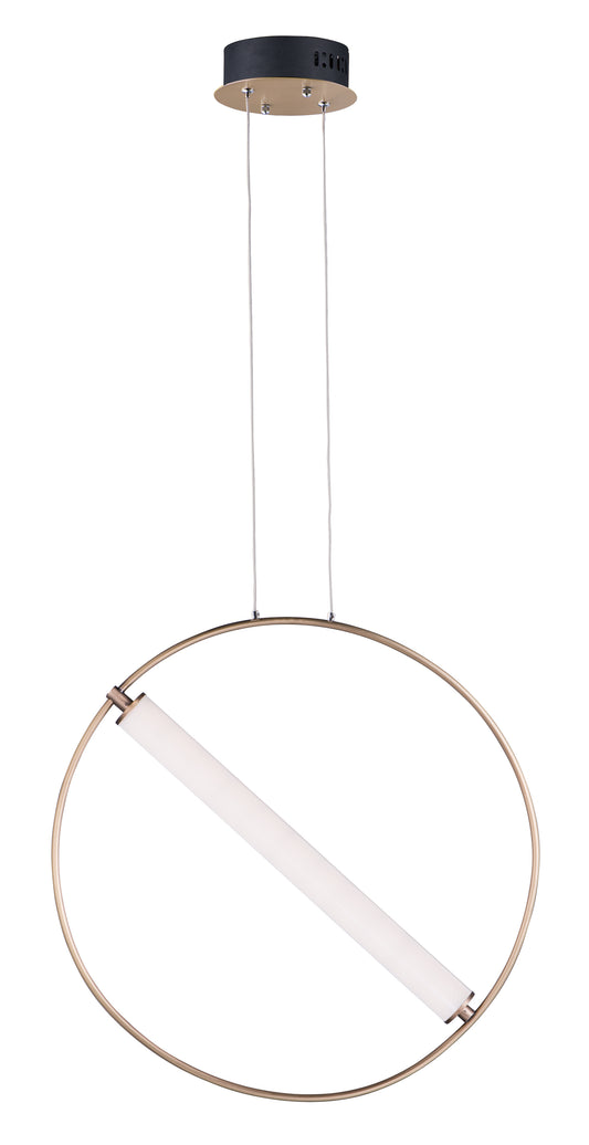 Flare LED Pendant Black/Soft Gold by ET2
