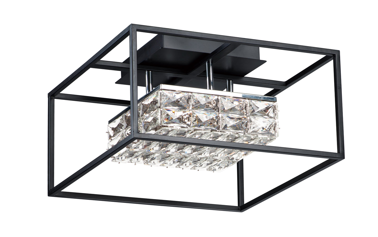 Zephyr LED Flush Mount Black by ET2