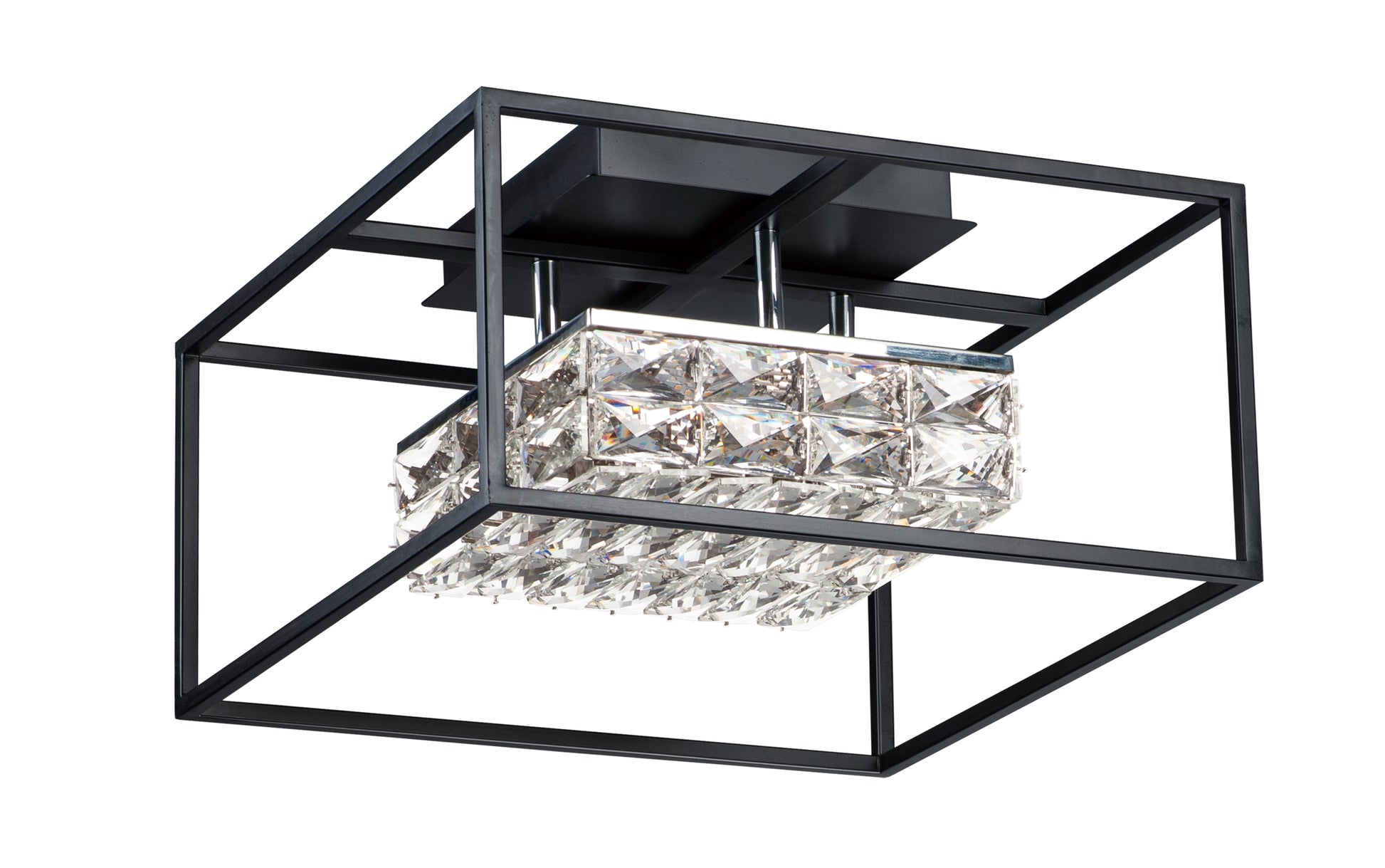 Zephyr LED Flush Mount Black by ET2