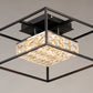 Zephyr LED Flush Mount Black by ET2