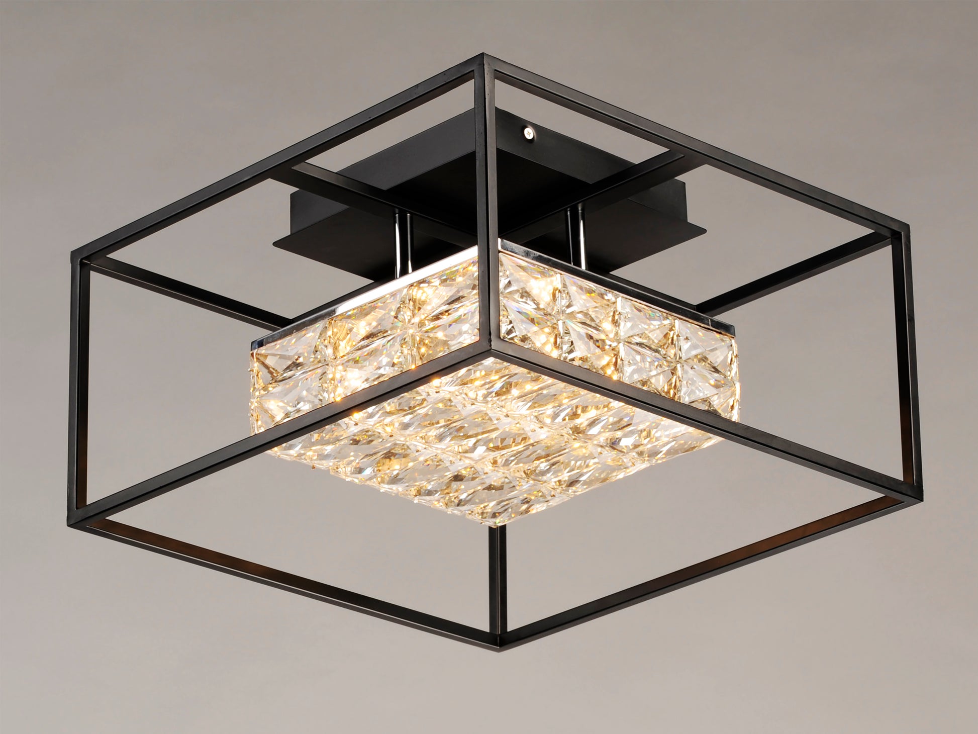 Zephyr LED Flush Mount Black by ET2